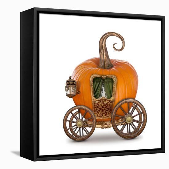 Pumpkin Carriage-egal-Framed Stretched Canvas