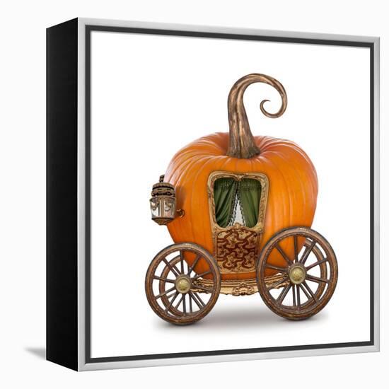 Pumpkin Carriage-egal-Framed Stretched Canvas