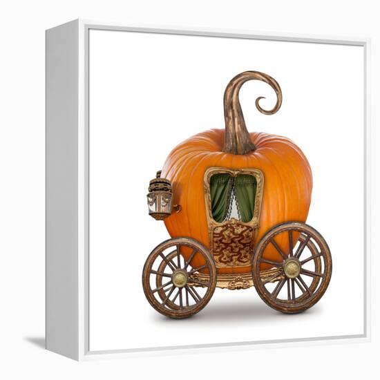 Pumpkin Carriage-egal-Framed Stretched Canvas