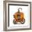 Pumpkin Carriage-egal-Framed Art Print