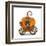 Pumpkin Carriage-egal-Framed Art Print