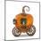 Pumpkin Carriage-egal-Mounted Art Print