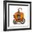 Pumpkin Carriage-egal-Framed Art Print