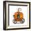 Pumpkin Carriage-egal-Framed Art Print