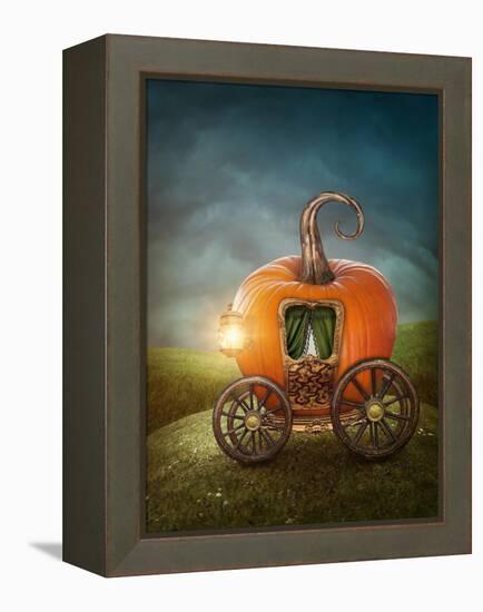 Pumpkin Carriage-egal-Framed Stretched Canvas