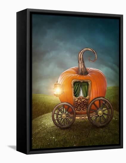 Pumpkin Carriage-egal-Framed Stretched Canvas