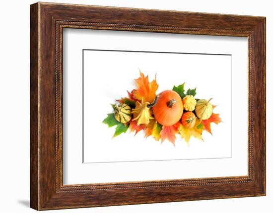 Pumpkin Decoration-Snehitdesign-Framed Photographic Print