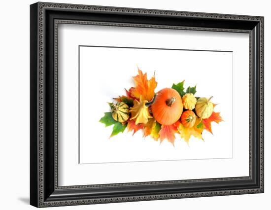 Pumpkin Decoration-Snehitdesign-Framed Photographic Print