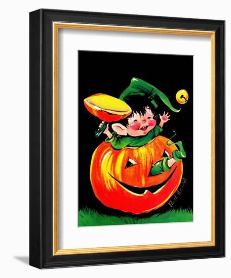 Pumpkin Elf - Jack & Jill-Ruth Bendel-Framed Giclee Print