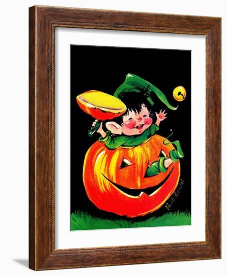 Pumpkin Elf - Jack & Jill-Ruth Bendel-Framed Giclee Print