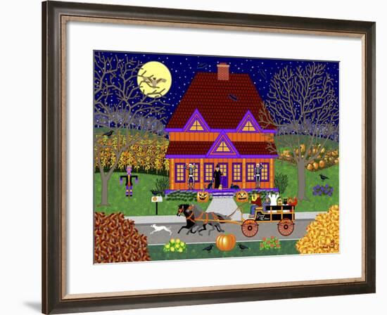 Pumpkin House-Mark Frost-Framed Giclee Print