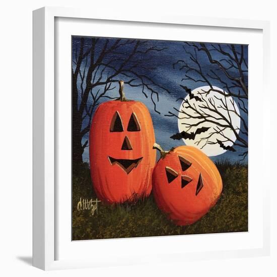 Pumpkin Love Pillow-Debbi Wetzel-Framed Giclee Print