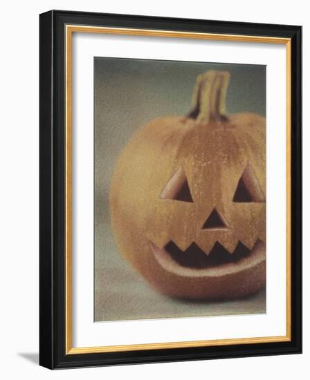 Pumpkin Man 2-Jennifer Kennard-Framed Photographic Print