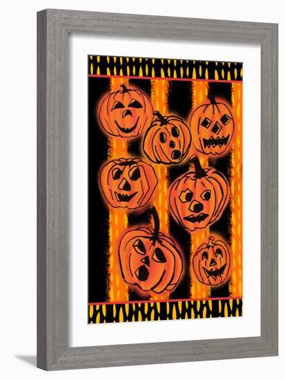 Pumpkin Patch Pals I-Nicholas Biscardi-Framed Art Print
