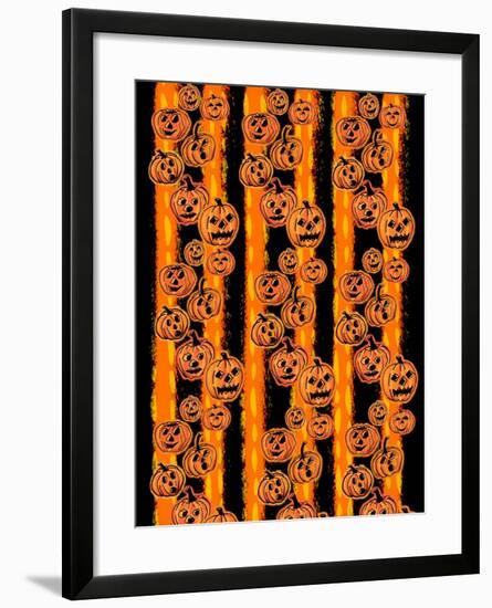 Pumpkin Patch Pals II-Nicholas Biscardi-Framed Art Print