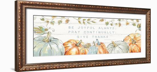 Pumpkin Patch XV-Daphne Brissonnet-Framed Art Print