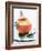 Pumpkin Soup with Creme Fraiche in Hollowed-Out Pumpkin-Brigitte Sporrer-Framed Photographic Print