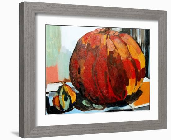 Pumpkin Still Life I-Erin McGee Ferrell-Framed Art Print