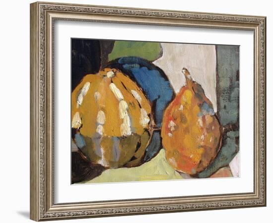 Pumpkin Still Life II-Erin McGee Ferrell-Framed Art Print