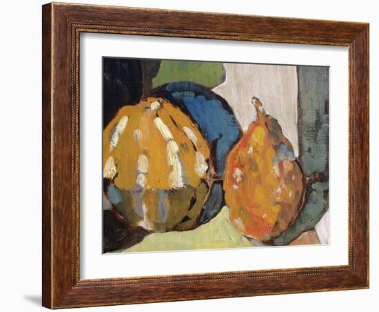 Pumpkin Still Life II-Erin McGee Ferrell-Framed Art Print