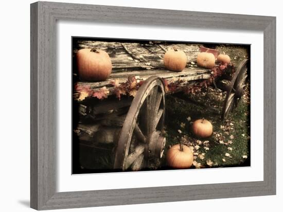 Pumpkin Wagon-Mindy Sommers-Framed Giclee Print