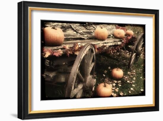 Pumpkin Wagon-Mindy Sommers-Framed Giclee Print