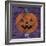 Pumpkin-Design Turnpike-Framed Giclee Print