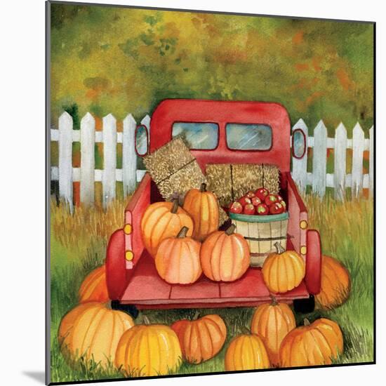 Pumpkins for Sale-Kathleen Parr McKenna-Mounted Art Print