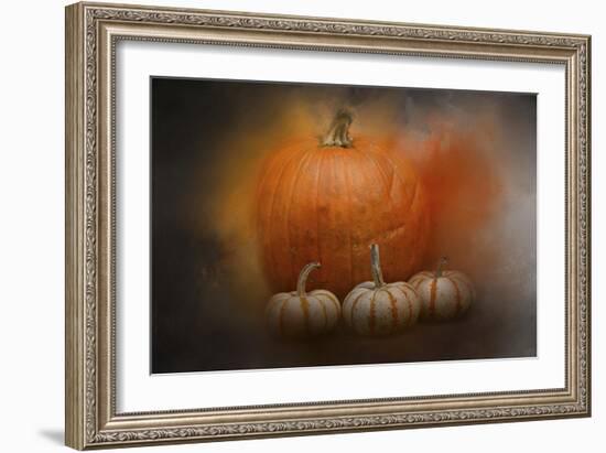 Pumpkins in October-Jai Johnson-Framed Giclee Print
