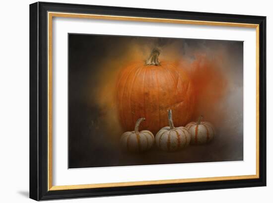 Pumpkins in October-Jai Johnson-Framed Giclee Print