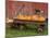 Pumpkins in Old Wagon-Chuck Haney-Mounted Photographic Print