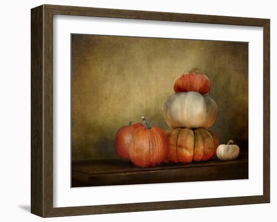 Pumpkins Still Life-Jai Johnson-Framed Giclee Print