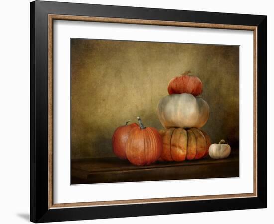 Pumpkins Still Life-Jai Johnson-Framed Giclee Print