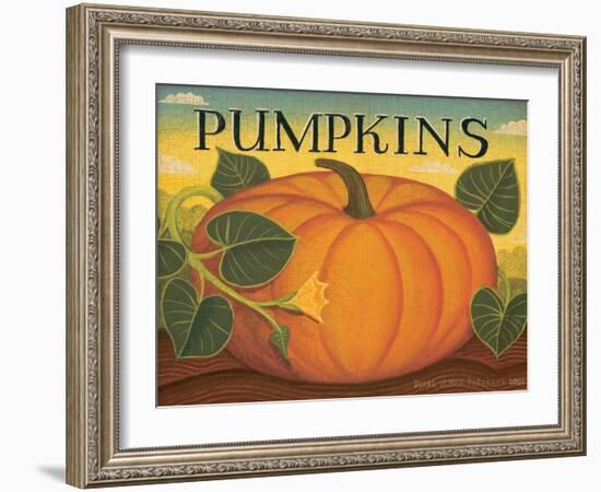 Pumpkins-Diane Pedersen-Framed Art Print