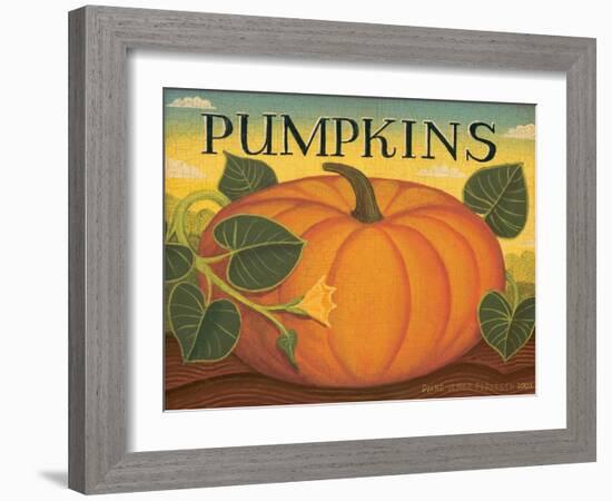 Pumpkins-Diane Pedersen-Framed Art Print