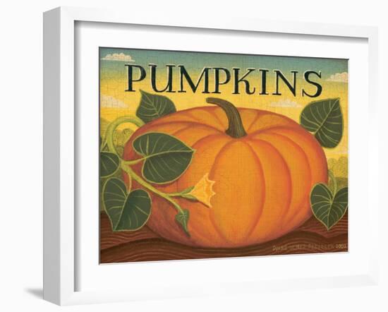 Pumpkins-Diane Pedersen-Framed Art Print