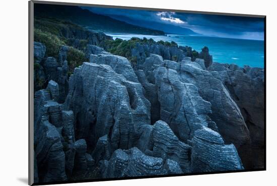 Punakaiki, Pancake Rocks, West Coast, North Island, New Zealand, Pacific-John Alexander-Mounted Photographic Print