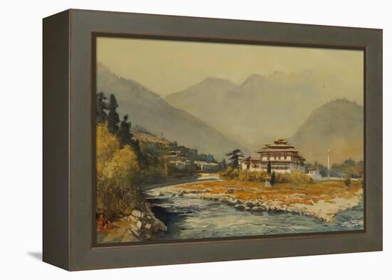Punakha Dzong-Tim Scott Bolton-Framed Premier Image Canvas