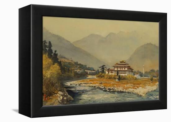 Punakha Dzong-Tim Scott Bolton-Framed Premier Image Canvas
