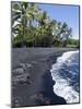 Punaluu Black Sand Beach, Island of Hawaii (Big Island), Hawaii, USA-Ethel Davies-Mounted Photographic Print