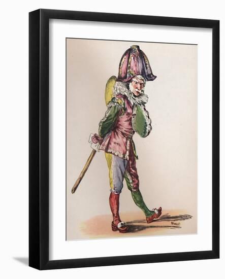 'Punch', 1874-1876, (1946)-Edouard Manet-Framed Giclee Print