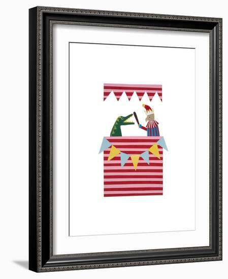 Punch and Judy, 2014-Isobel Barber-Framed Giclee Print