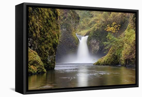 Punch Bowl Falls, Columbia River Gorge, Oregon, USA-Jamie & Judy Wild-Framed Premier Image Canvas
