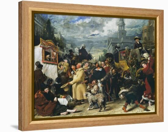 Punch or May Day-Benjamin Robert Haydon-Framed Premier Image Canvas