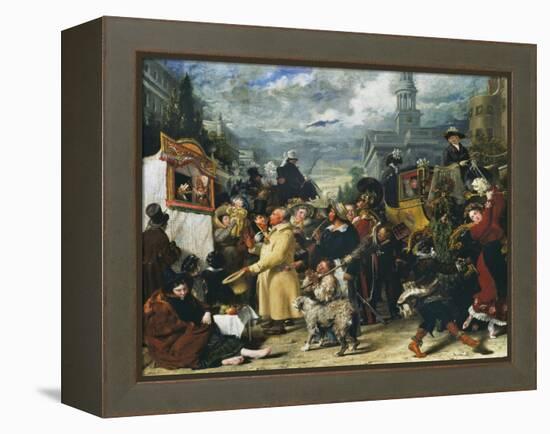 Punch or May Day-Benjamin Robert Haydon-Framed Premier Image Canvas