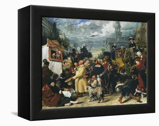 Punch or May Day-Benjamin Robert Haydon-Framed Premier Image Canvas