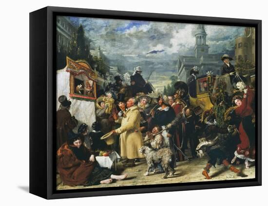 Punch or May Day-Benjamin Robert Haydon-Framed Premier Image Canvas