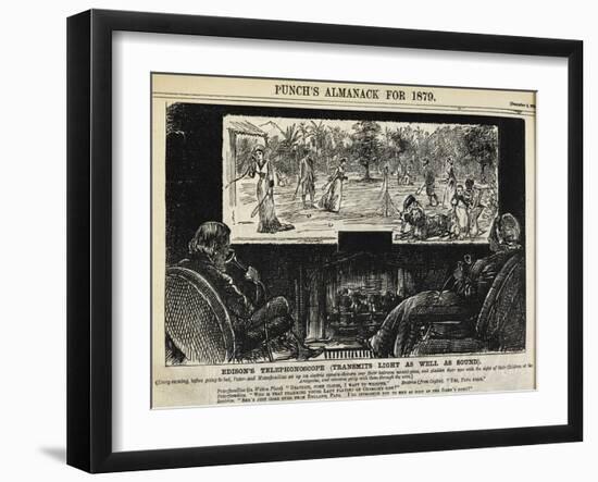 Punch's Almanack-George Du Maurier-Framed Giclee Print