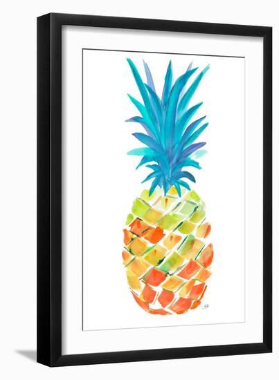 Punchy Pineapple II-Julie DeRice-Framed Art Print