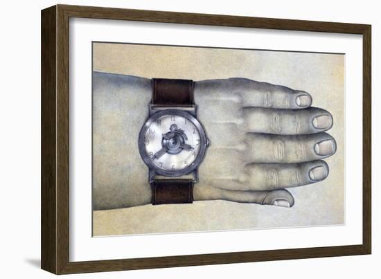 Punctuality-Wayne Anderson-Framed Giclee Print